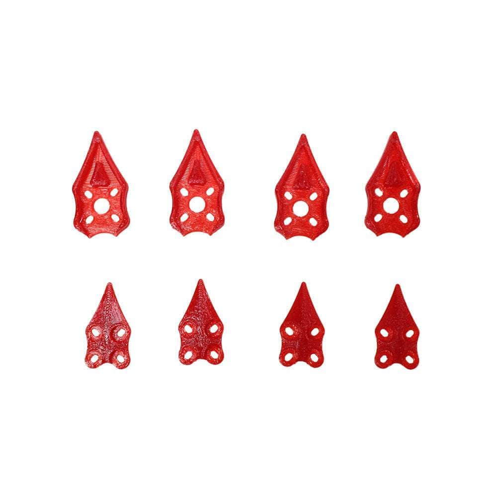 Quadifier Diamondback 5" Arm Guard and Skids 3D Printed TPU - Choose Your Color — Red