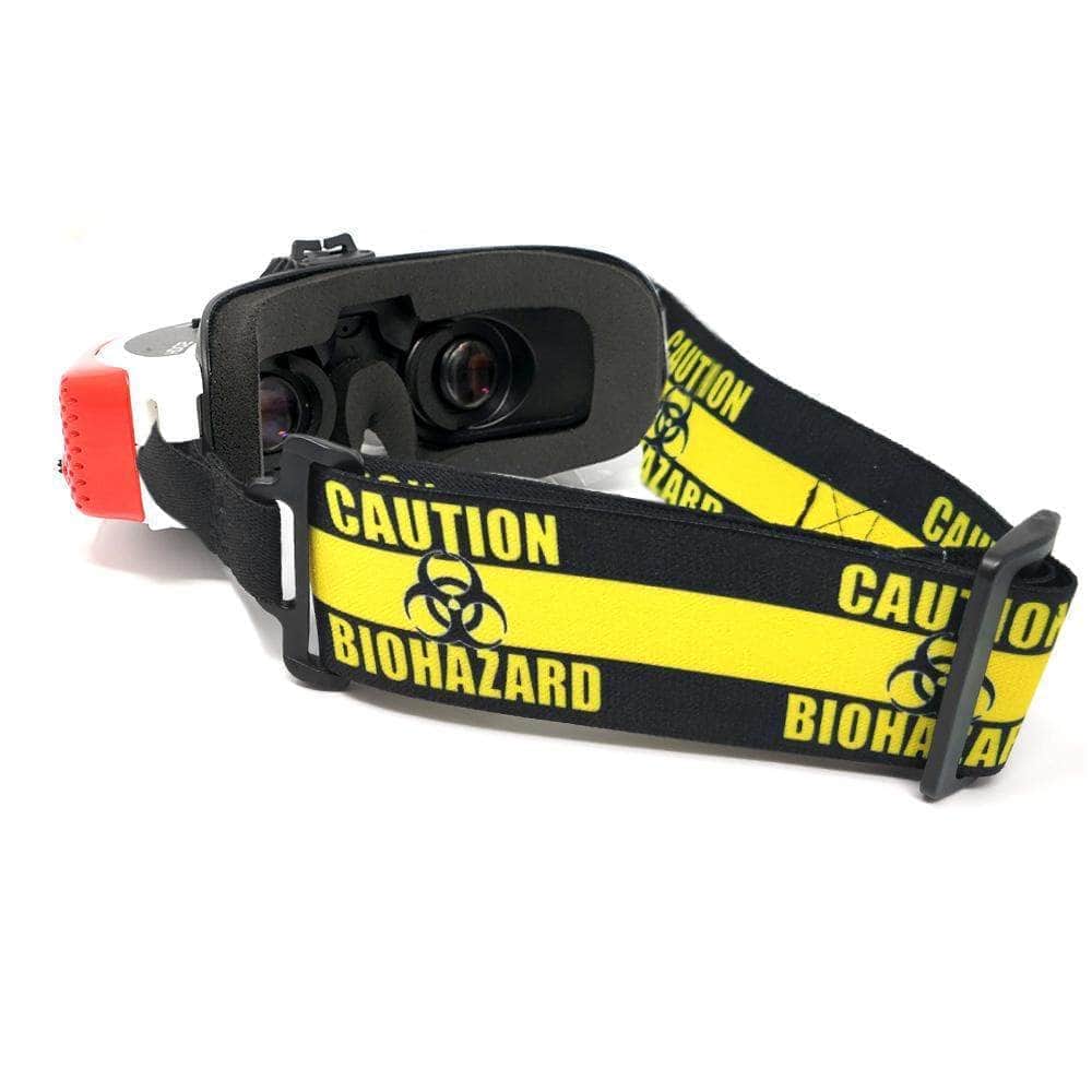 FatStraps 2" FPV Goggle Strap for Fatshark, Walksnail or DJI - Choose Your Style — Analog (Closed Loop) / Bio Hazard
