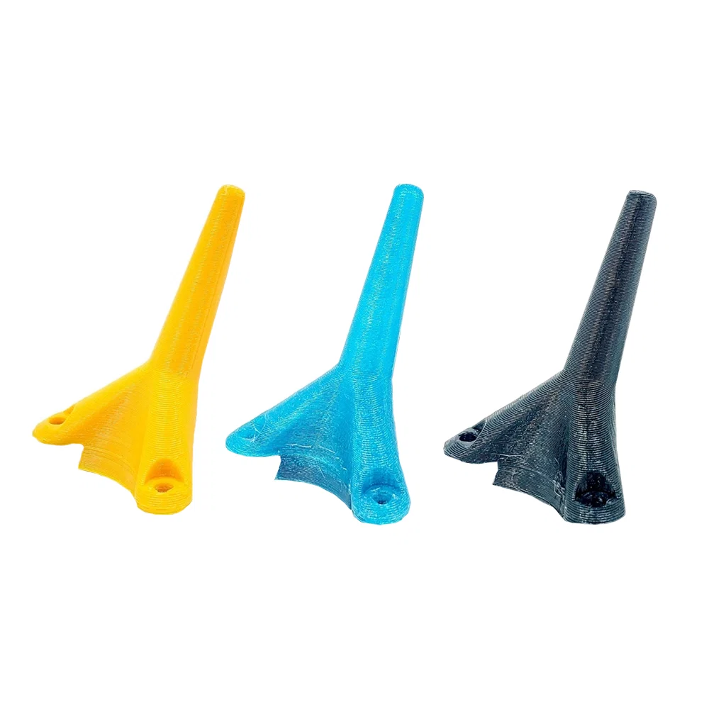 Hyperlite Floss 3.0 Turtlemode TPU Fin - Choose Color — Pyro Blue