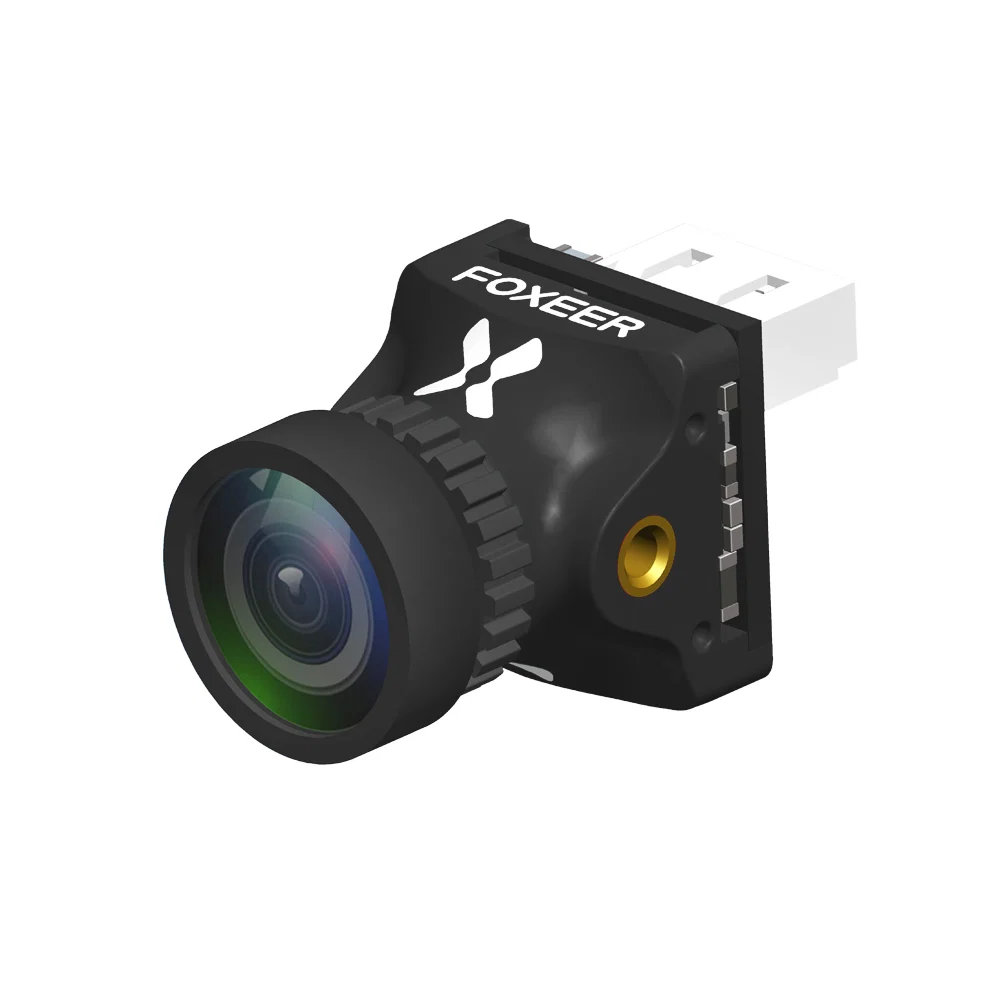 Foxeer Nano Predator 5 Racing FPV Camera 4ms Latency Super WDR — Black / Connector