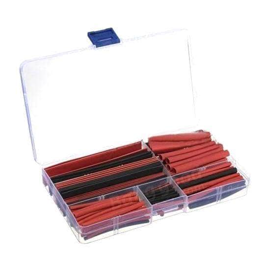 Heat Shrink Tube Set Red and Black - 8 Sizes 150 Pcs