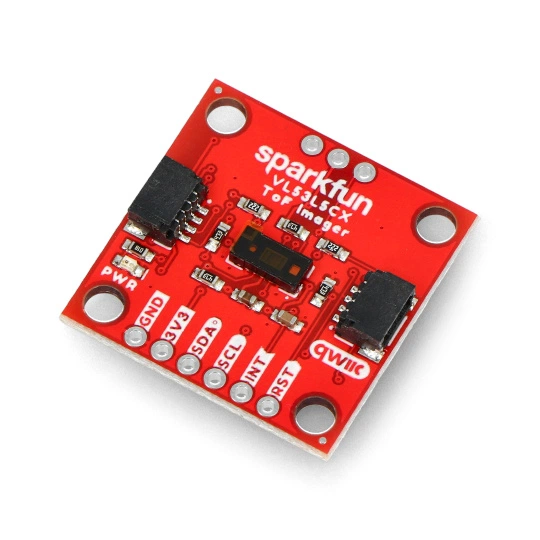 VL53L5CX Time-Of-Flight Imager - czujnik odległości - 4000mm - I2C - Qwiic - SparkFun SEN-18642