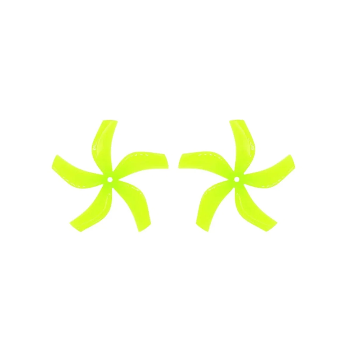 Gemfan D4-5 4" Ducted Durable 5 Blade Propeller (2CW+2CCW) - Choose Color — Lemon Yellow