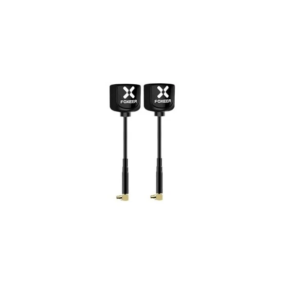 Foxeer 5.8G Lollipop 4 2.6dBi Omni Antenna 2pcs - Angle MMCX 60mm LHCP (Choose Color) — Black