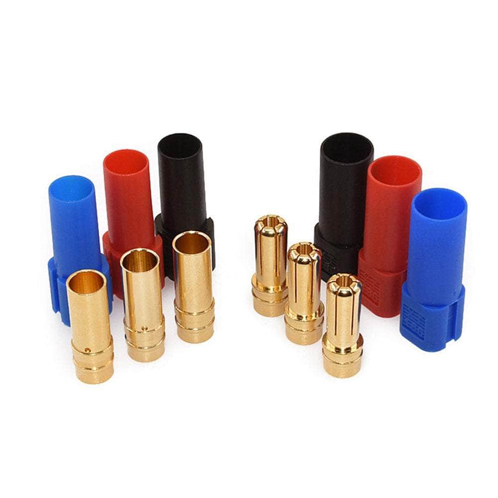 AMASS XT150 w/ 6mm Gold Connector (1PC) - Choose Your Version & Color — Female / Blue