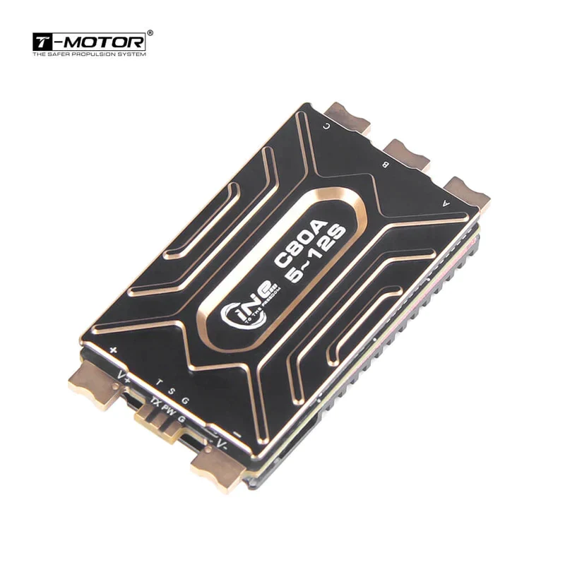 T-Motor C80A 80A 5-12S Single Cinematic Electronic Speed Controller - AM32