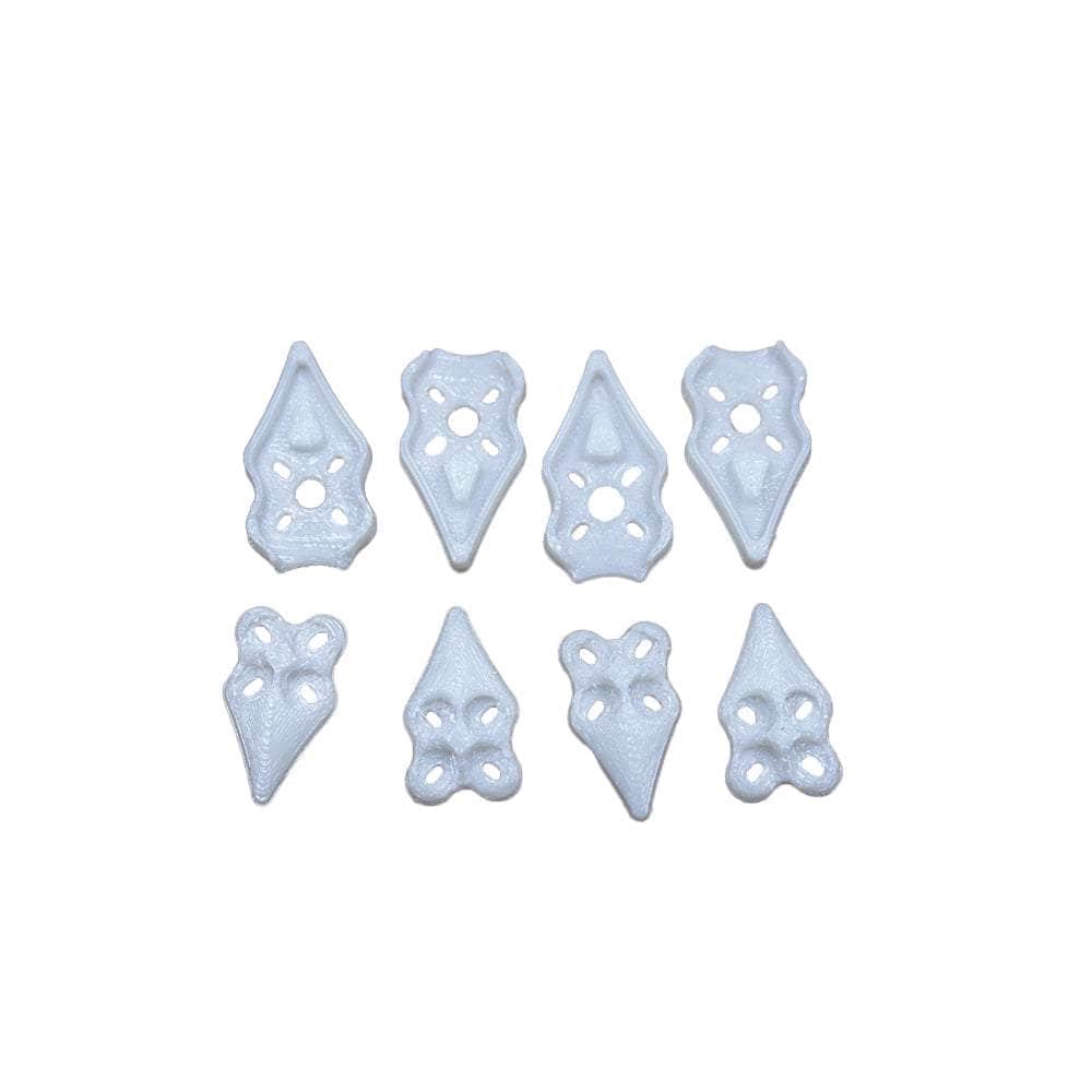 Quadifier Baby Diamondback 3.5" Arm Guard Skids 3D Printed TPU - Choose Your Color — White