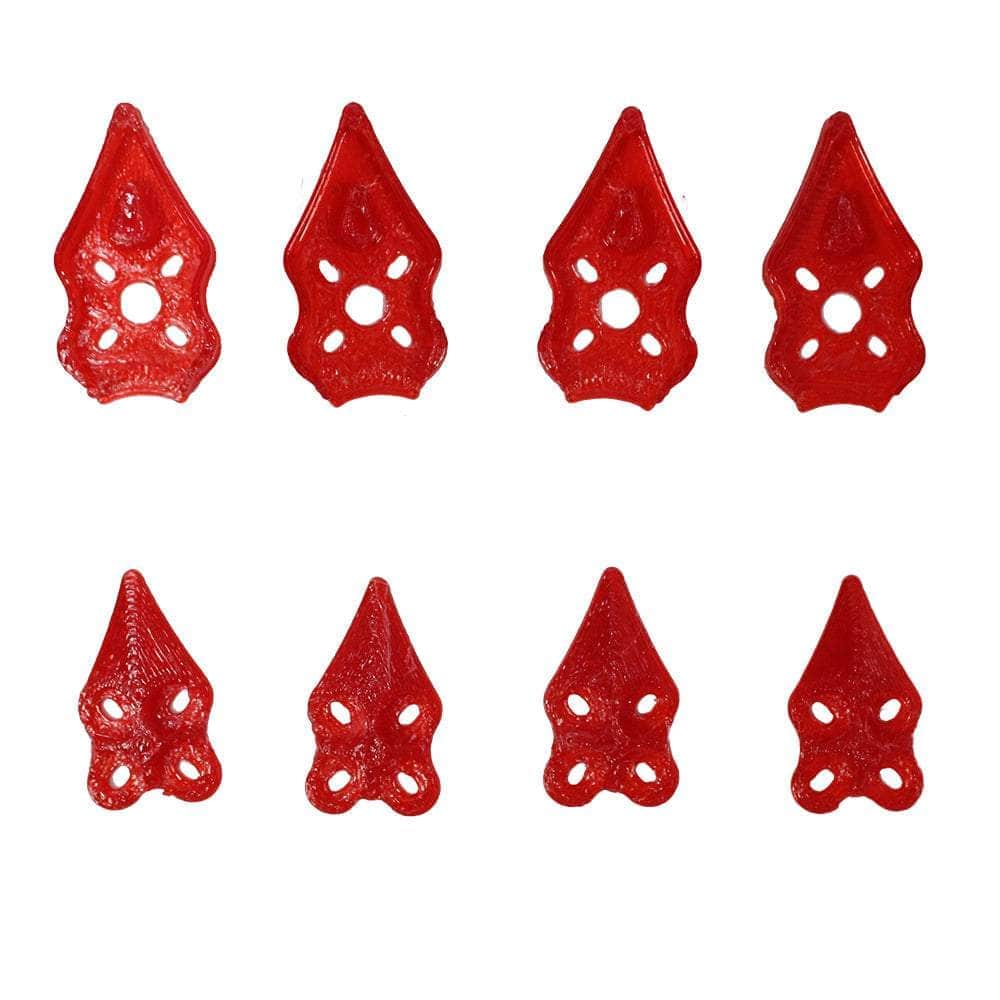 Quadifier Baby Diamondback 3.5" Arm Guard Skids 3D Printed TPU - Choose Your Color — Red