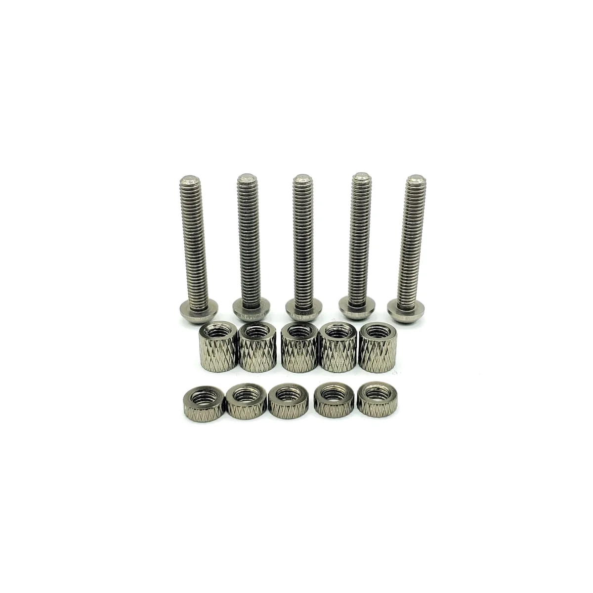 M3 Stack Hardware Kit - 20mm — Gun Metal