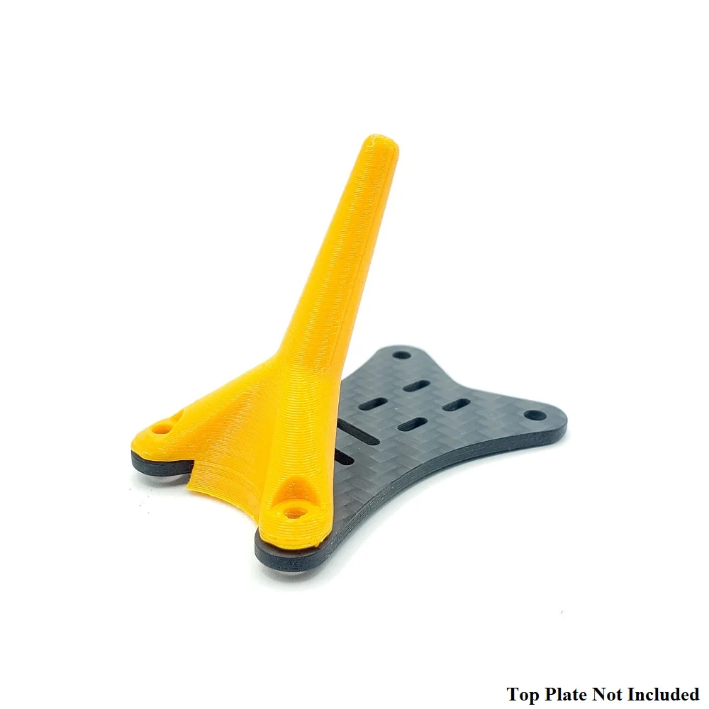 Hyperlite F3LX Turtlemode TPU Fin - Choose Color — Pyro Orange