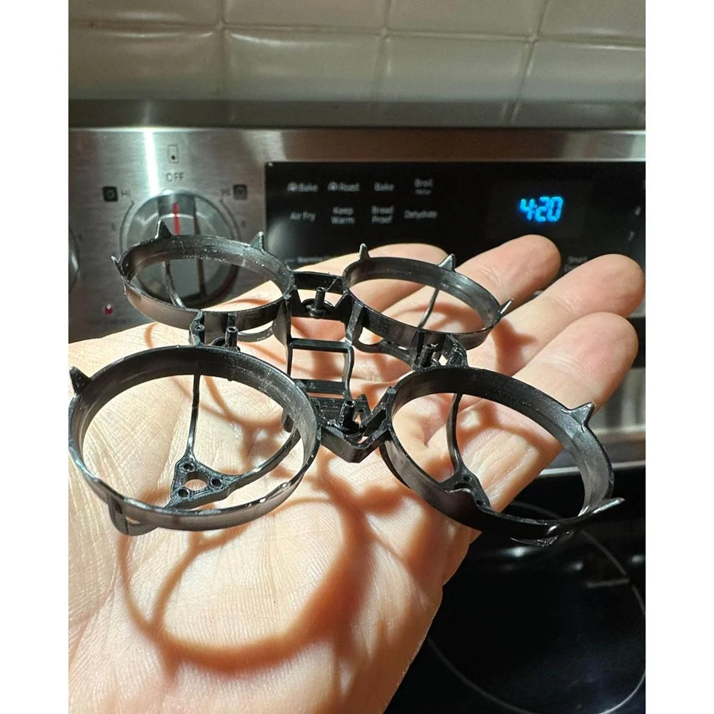 WeBleedFPV - The Crown FPV 65mm Whoop Frame - Choose Color — Black