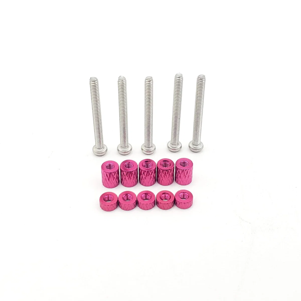 M2 Stack Hardware Kit - 20mm — Pink