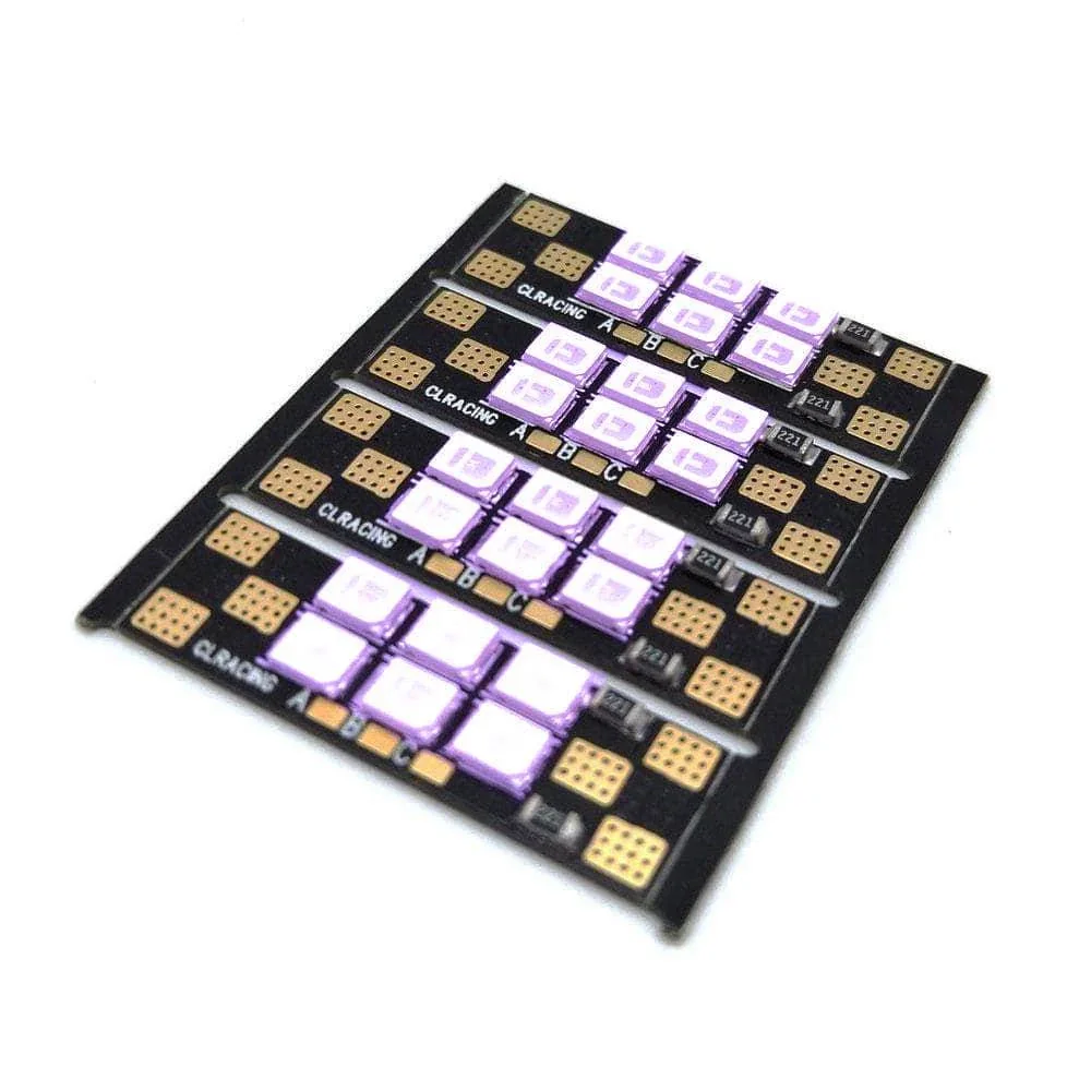 CLRacing Race LED/PCB Wire 4 Pack - Choose Your Color and Size — Purple / 35mm