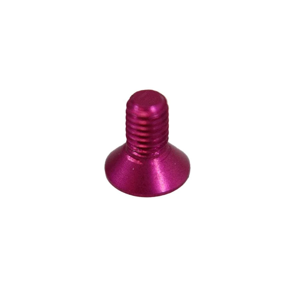 M3 7075 Aluminum Counter Sunk Hex Screw (20PCS) - Choose Your Color & Size — Pink / 6mm