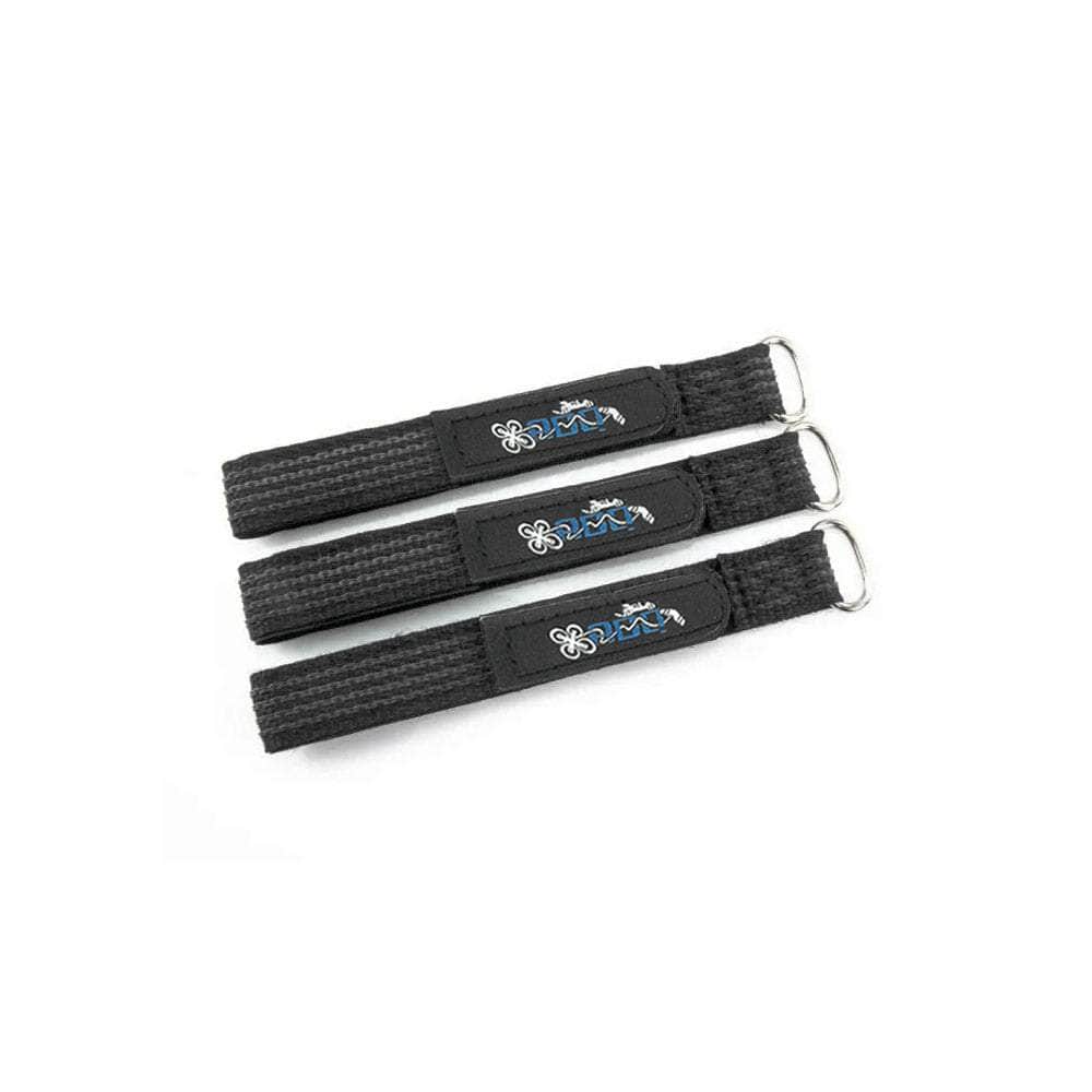 RDQ New Logo Kevlar Lipo Strap w/ Woven Rubber Grip and Metal Buckle (3PK) — 16x220mm
