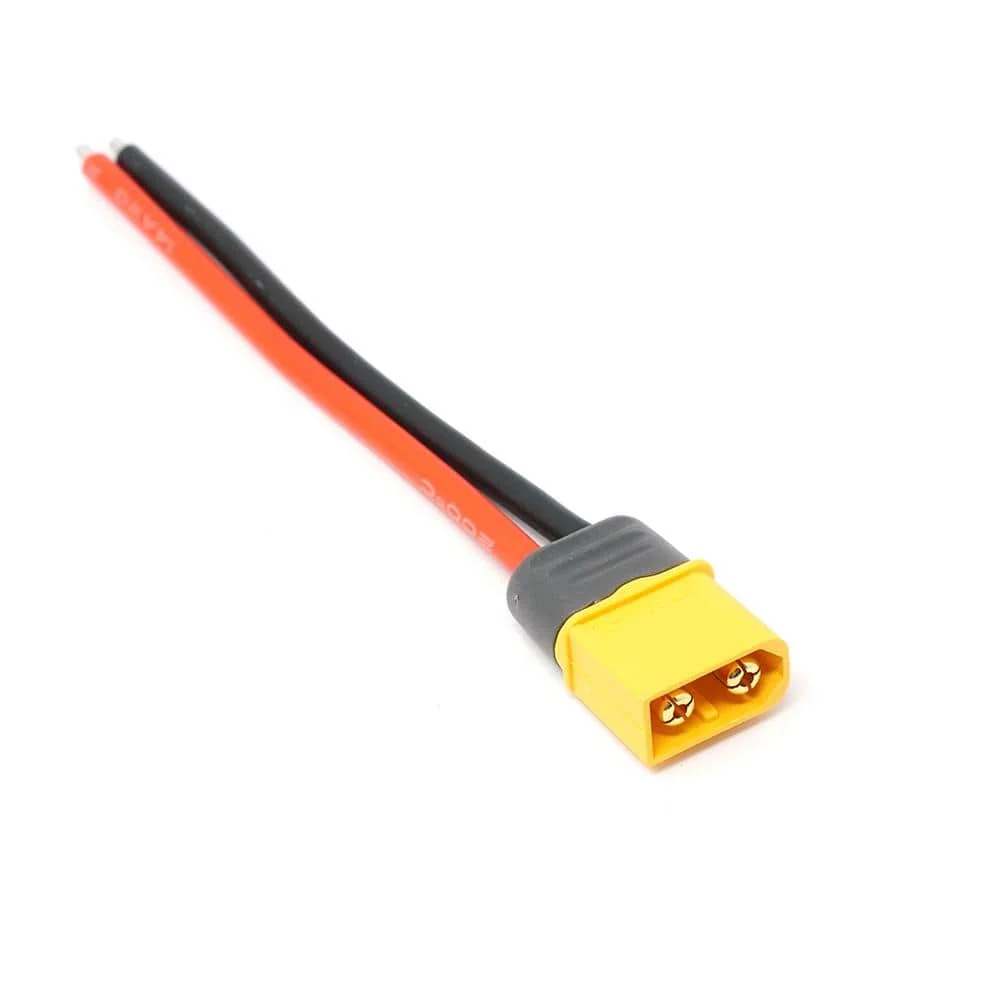 XT60 Pigtail 14AWG 4" - Choose Your Version — Yellow/Gray / XT60H