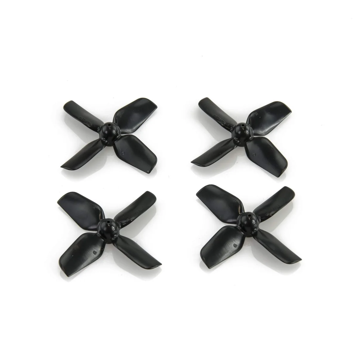 HQ Prop 1.2x1.3x4 Quad-Blade 31mm Micro/Whoop Prop 4 Pack (0.8mm Shaft) - Black — Black