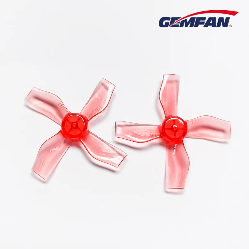Gemfan 1220-4 31mm Quadblade 0.8mm Shaft — Blue