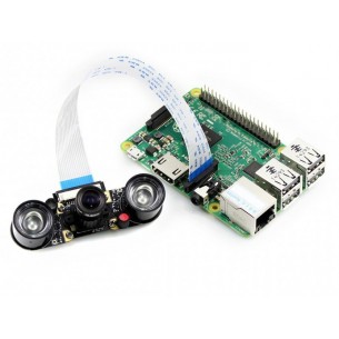 Kamera Night Vision HD (F) do Raspberry Pi z podświetleniem IR i regulacją ostrości - Waveshare 10299