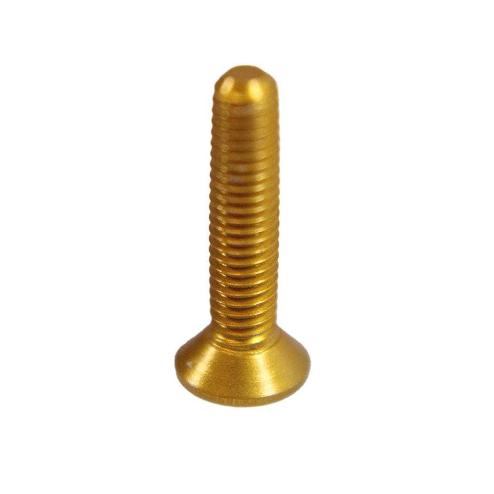 M3 7075 Aluminum Counter Sunk Hex Screw (20PCS) - Choose Your Color & Size — Gold / 14mm