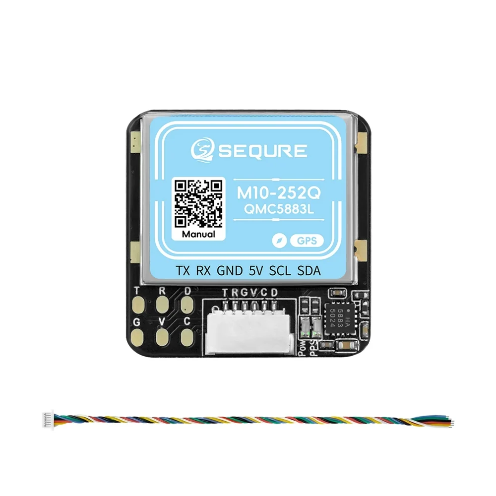 Sequre M10-252Q GPS Module Small Size Fast Positioning BF INAV Ardupilot Fixed-wing Drone