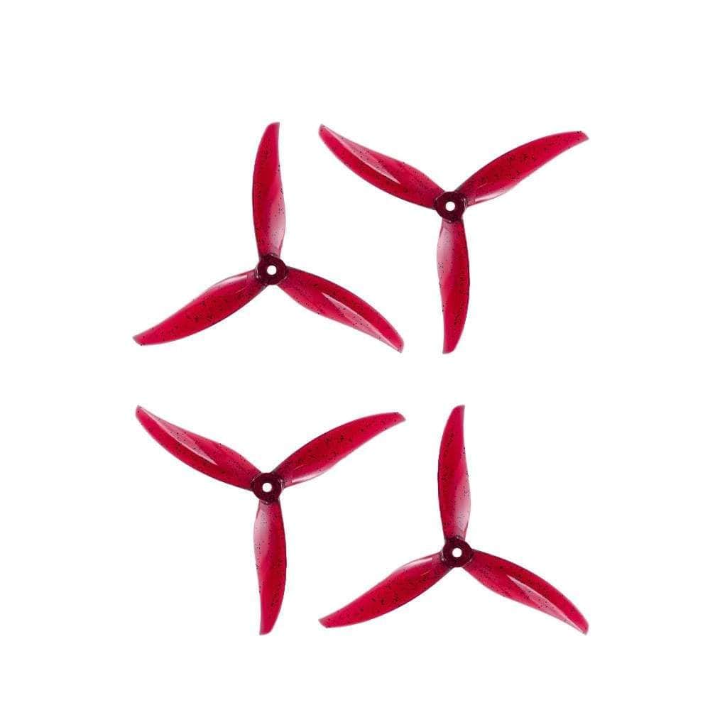 Gemfan Proxy 5127.5 3-Blade Propeller (Set of 4) — Phoenix Red