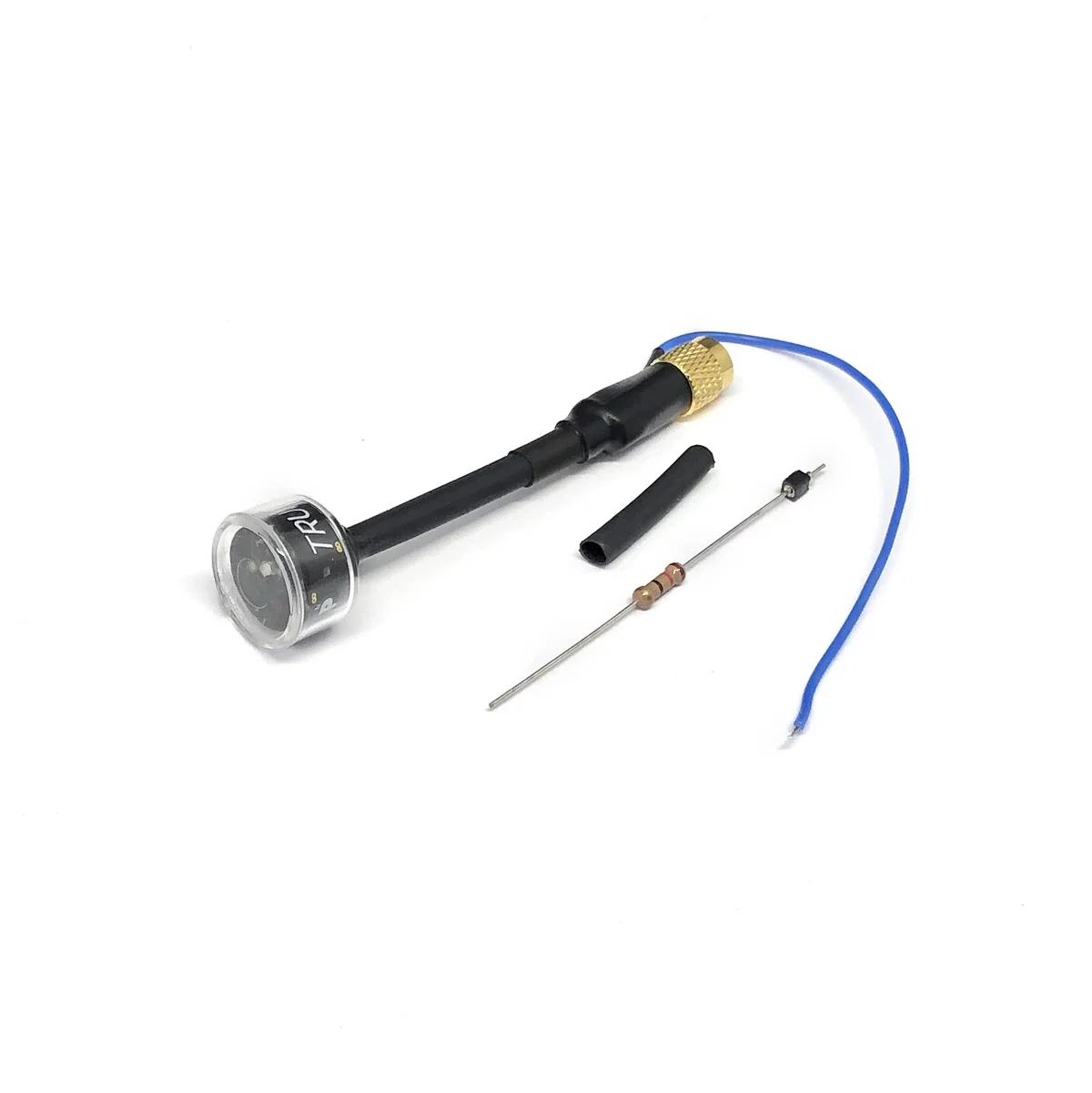 TrueRC Blaze 5.8GHz RHCP LED Integrated Antenna — SMA Regular 72mm / Blue