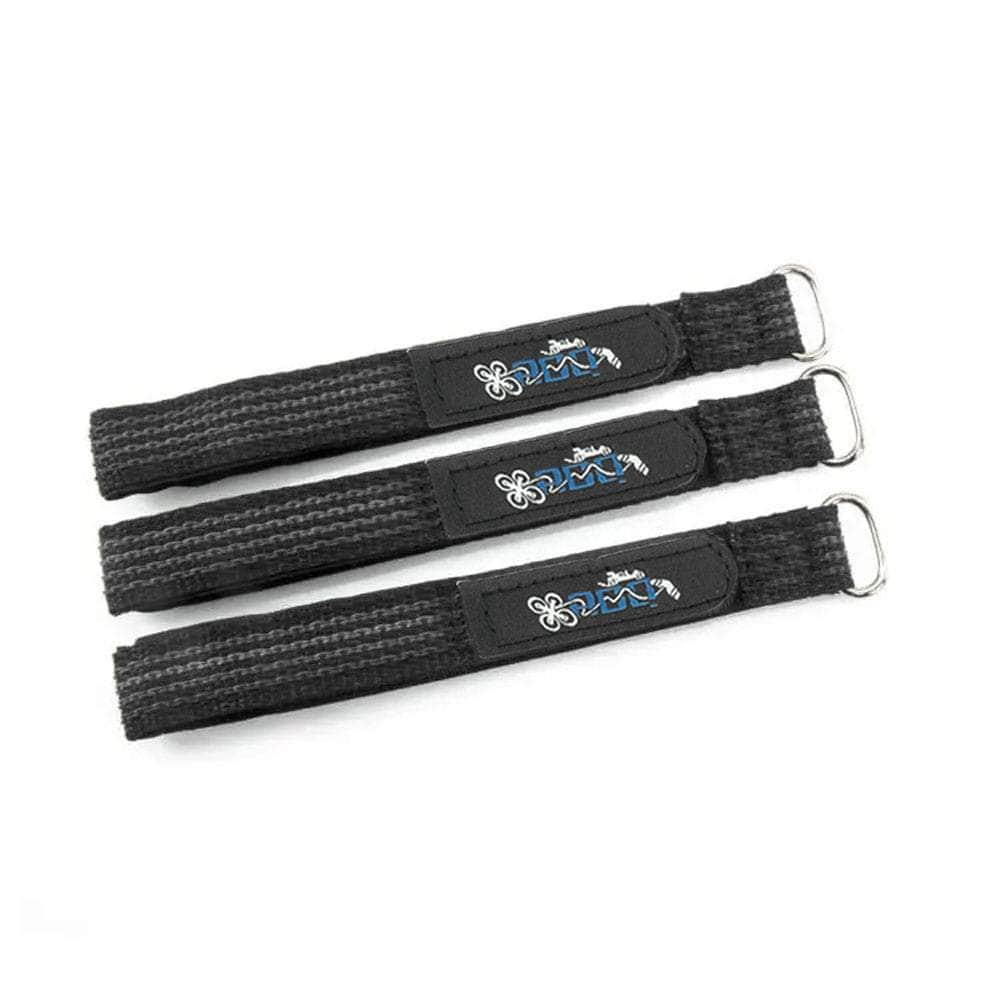 RDQ New Logo Kevlar Lipo Strap w/ Woven Rubber Grip and Metal Buckle (3PK) — 20x350mm
