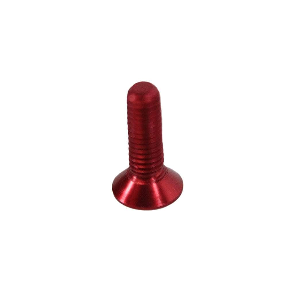 M3 7075 Aluminum Counter Sunk Hex Screw (20PCS) - Choose Your Color & Size — Red / 10mm
