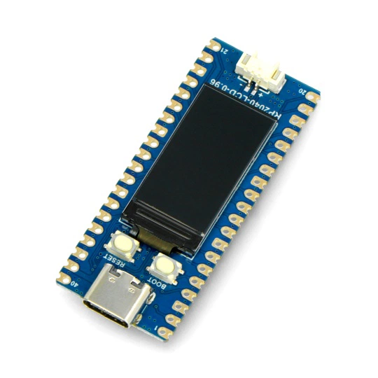 RP2040-LCD-0.96 - płytka z mikrokontrolerem RP2040 i wyświetlaczem LCD IPS - Waveshare 20330