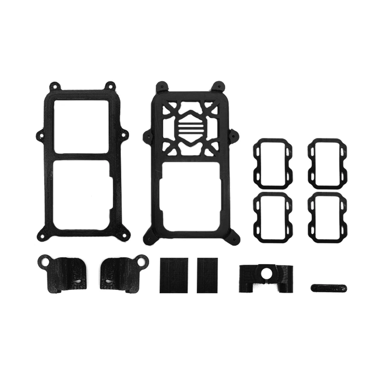 NewBeeDrone Invisi360 Frame Replacement Parts - Bottom Plate, Top Plate, Hardware, Etc. — 12x 3D Printed Parts