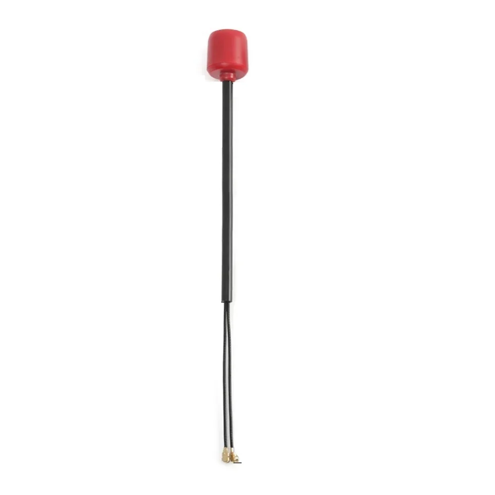 FlyFishRC Dual Band 5.8Ghz/2.4GHz U.FL Antenna For DJI O3 (Red) - Choose Length — 145mm