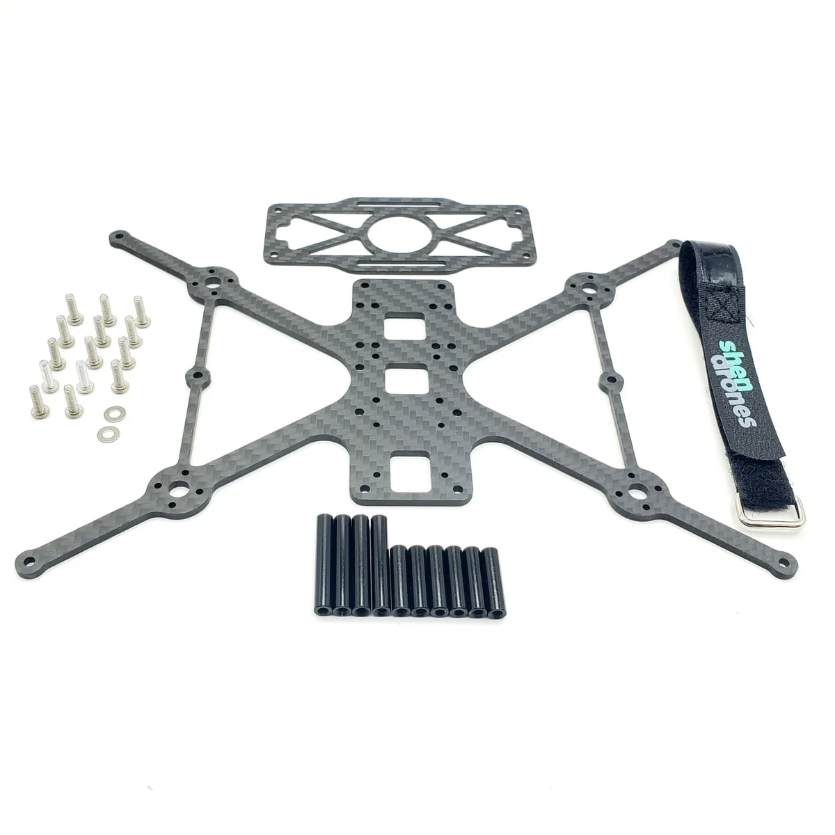 Shen Drones Squirt V2 3" Cinewhoop Frame - Carbon & Hardware Only (Ducts Sold Separately) - Choose Version — DJI