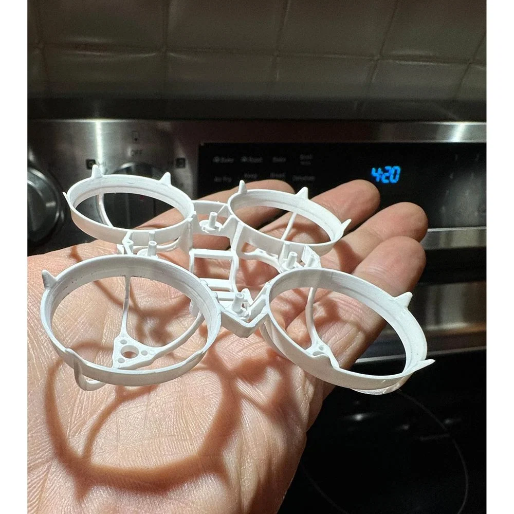 WeBleedFPV - The Crown FPV 65mm Whoop Frame - Choose Color — White