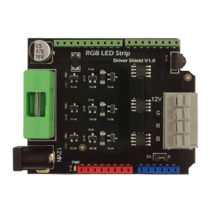RGB LED Strip Driver Shield v1.0 - moduł sterownika taśm LED RGB dla Arduino