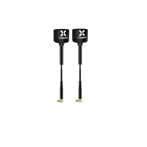 Foxeer 5.8G Lollipop 4 2.6dBi Omni Antenna 2pcs - Angle MMCX 95mm LHCP (Choose Color) — Red