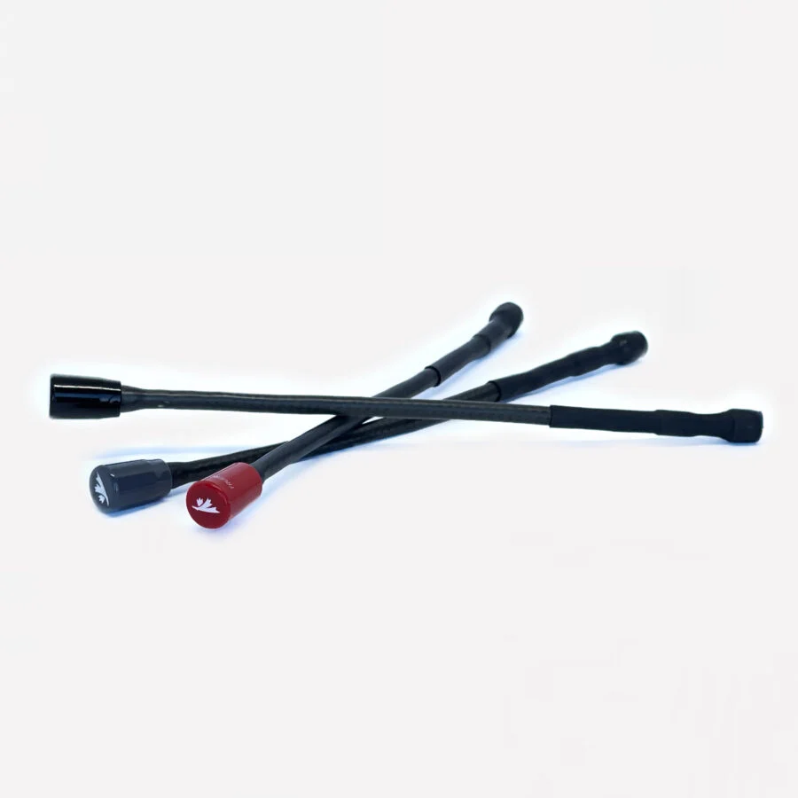 TrueRC Matchstick 5.8GHz LHCP Carbon Edition - RP-SMA 200mm - Choose Color — Grey