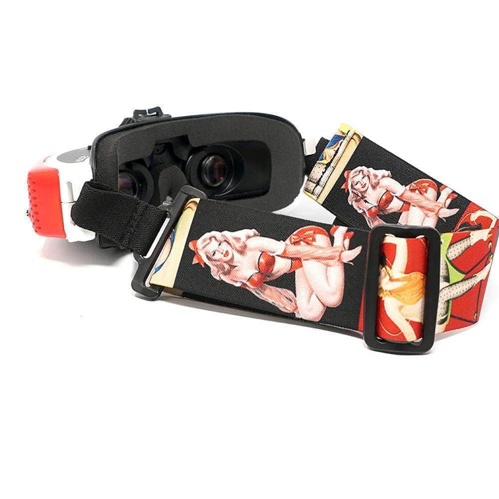 FatStraps 2" FPV Goggle Strap for Fatshark, Walksnail or DJI - Choose Your Style — Analog (Closed Loop) / Pin Up