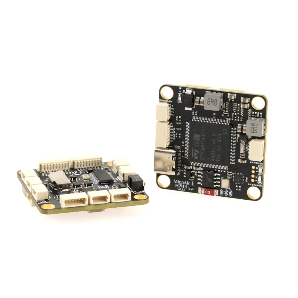MicoAir H743 V2 2-6S Flight Controller with Bluetooth and pre-loaded with Ardupilot - 30×30mm