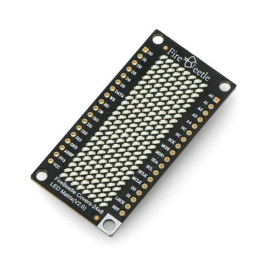Matryca LED 24x8 FireBeetle Covers - czerwony