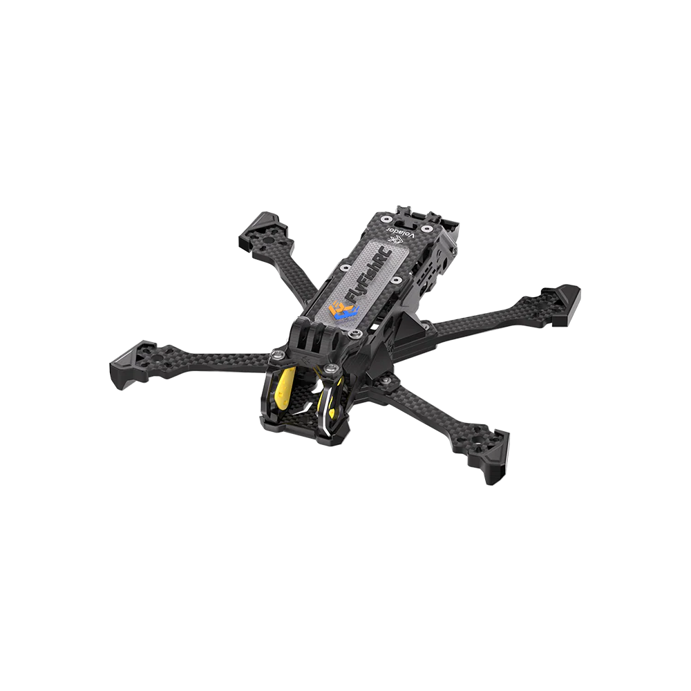 FlyfishRC Volador II VD4 O4 Pro 4" Deadcat FPV T700 Frame Kit - Choose Color — Black TPU