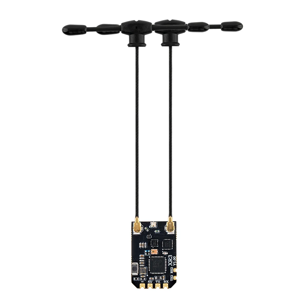 XR3 Nano Multi-Frequency Antenna Diversity ExpressLRS Receiver — 2 x 2.4GHz / LBT