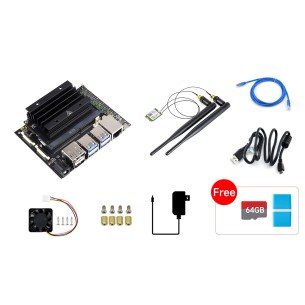 Zestaw deweloperski JETSON-NANO-DEV-KIT-A-EU z modułem NVIDIA Jetson Nano - Waveshare 21813