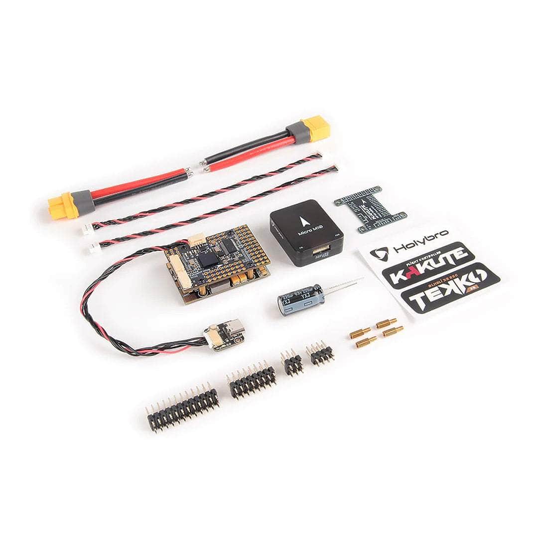 Holybro Kakute H743-WING 3-8S Fixed Wing Flight Controller & Micro M10 GPS Set — Loose