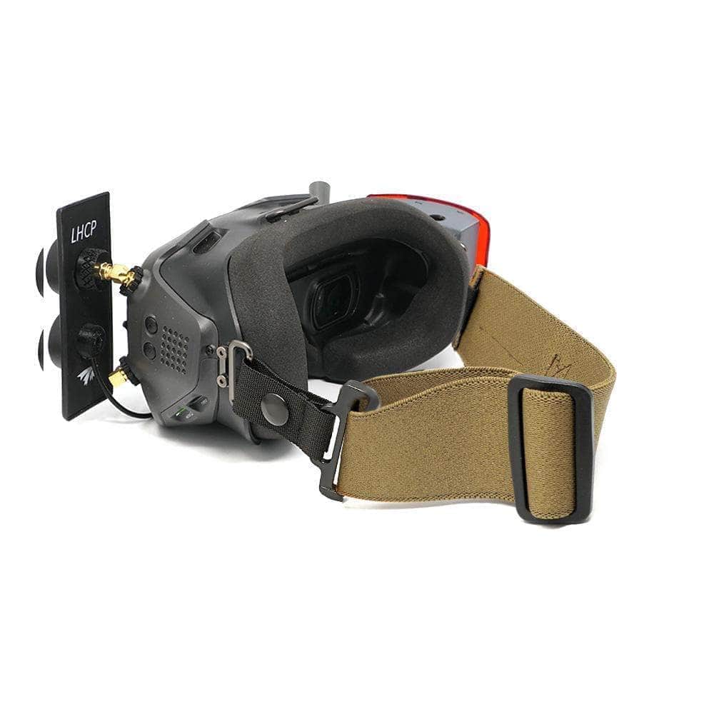 FatStraps 2" FPV Goggle Strap for Fatshark, Walksnail or DJI - Choose Your Style — HD Thick (Snap Loop) / Khaki Mil Spec