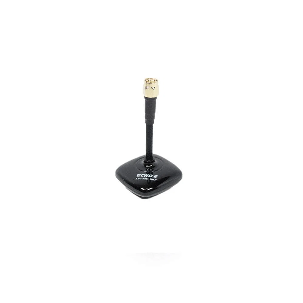 Foxeer Echo 2 5.8Ghz SMA Patch Feeder Antenna LHCP - Black — SMA / LHCP