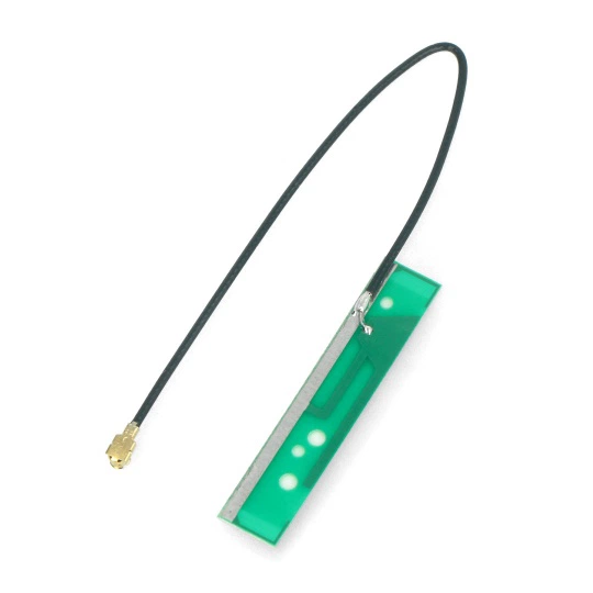 Elastyczna antena WiFi 2.4GHz ze złączem U.FL - samoprzylepna - 100mm