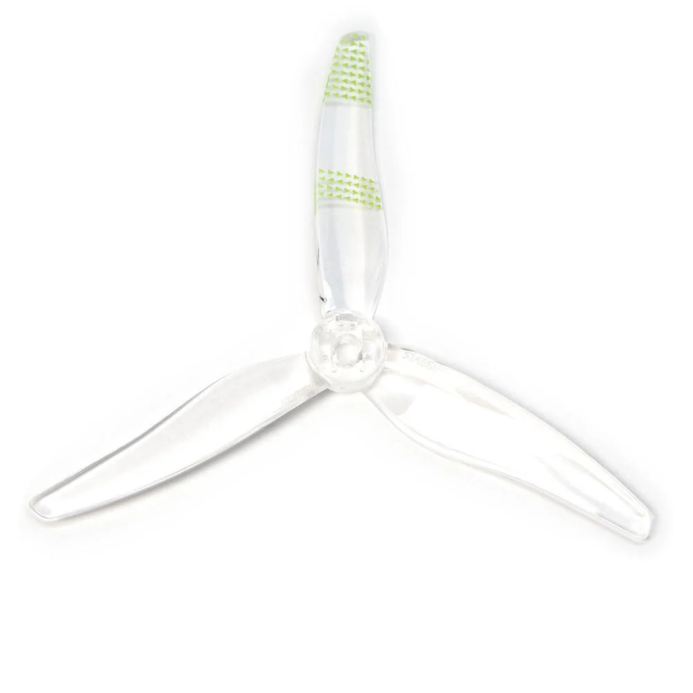 Moonlight Tri-Blade 5" Prop 4 Pack - Choose Color — Green