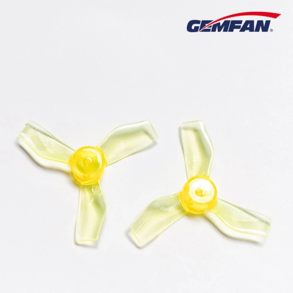 Gemfan 1219-3 31mm Triblade 1mm Shaft — Yellow