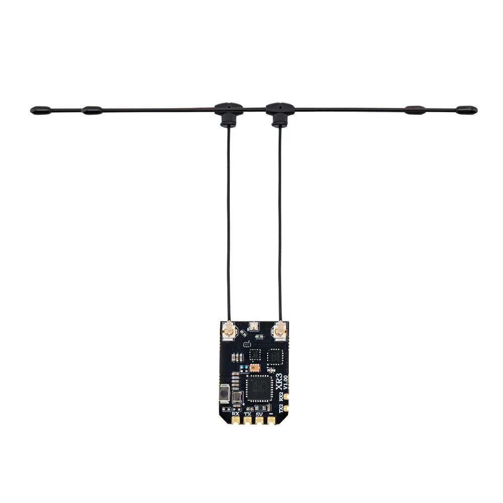 XR3 Nano Multi-Frequency Antenna Diversity ExpressLRS Receiver — 2 x Sub-G 900MHz / FCC